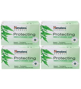 Picture of Himalaya Neem Turmeric Bathing Soap 75 Gm Pack Of 4 