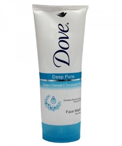 Picture of Dove face wash deep pure for deeply Cleansed & Smooth skin 100gm