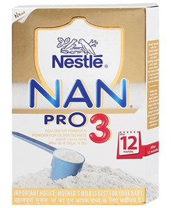 Picture of Nestle NAN PRO 3 Follow Up Formula Bib 24 x 400 g In