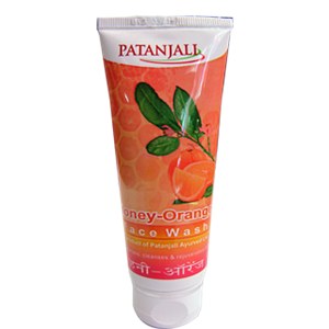 Picture of Patanjali Face Wash Orange Honey 60 Gm